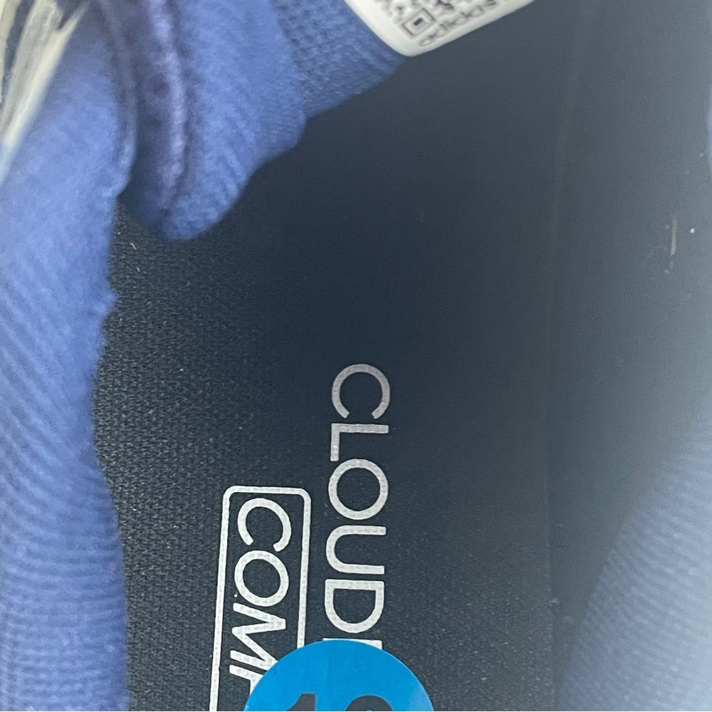 adidas Navy and White Sneakers - Picture 10 of 12